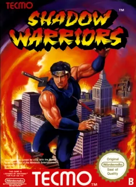 Shadow Warriors - Ninja Gaiden (Europe) (Virtual Console) box cover front